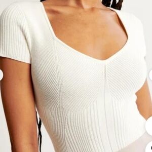 Abercrombie sweetheart sweater body suit